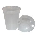 Vented Microwaveable Soup Cup With Dividers