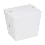 Asian Food Pail Boxes White